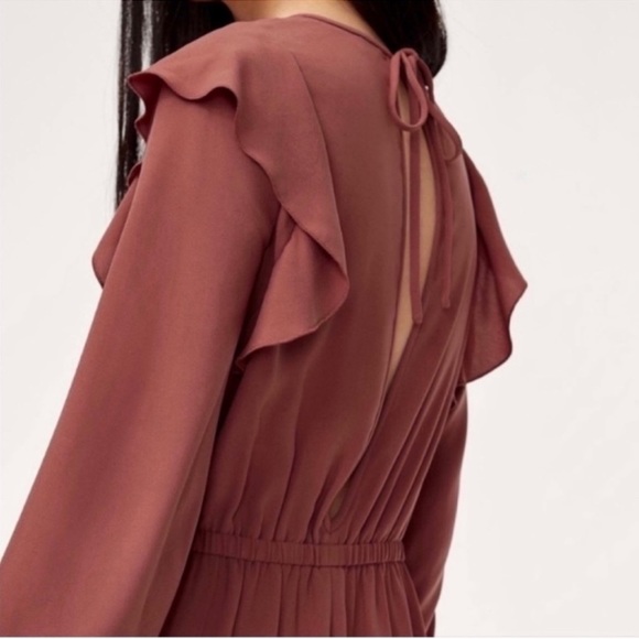 Aritzia Wilfred Fleurette Long Sleeve Jumpsuit - Picture 2 of 7